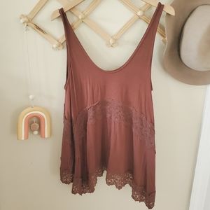 AMERICAN EAGLE-SOFT & SEXY TEXTURED BOHO TOP M